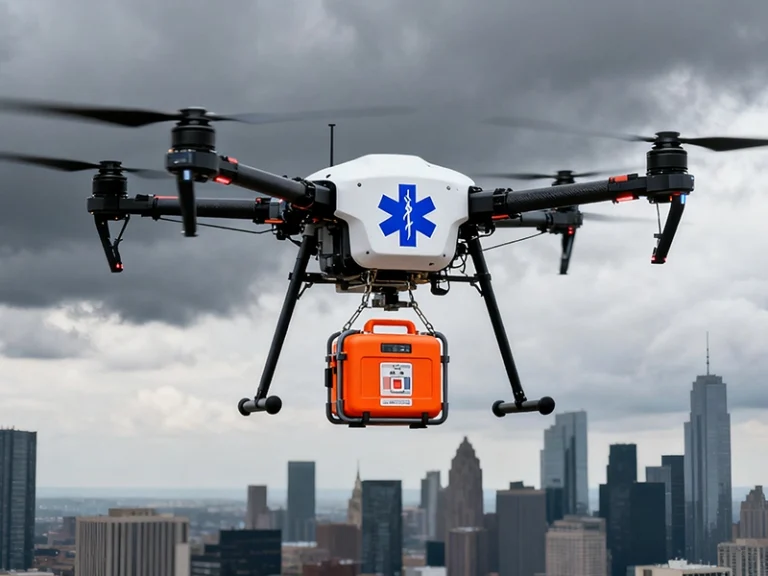 Material delivery drones