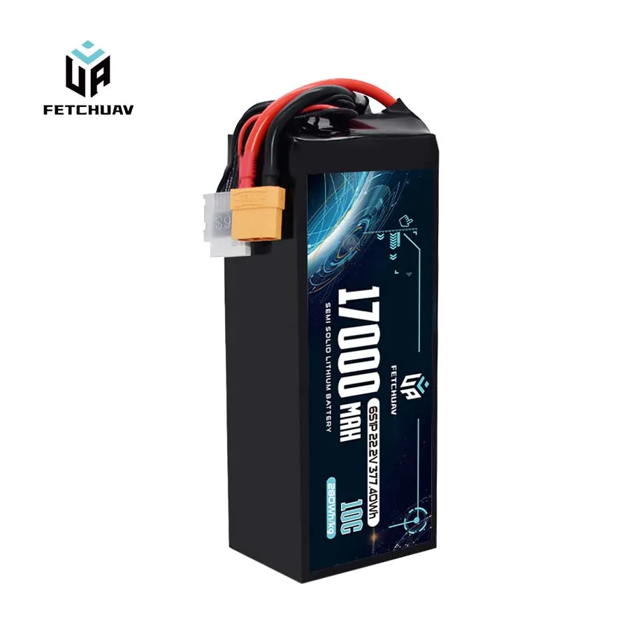 FetchUAV 17000mAh 10C 6S Semi Solid Battery (280WhKG)