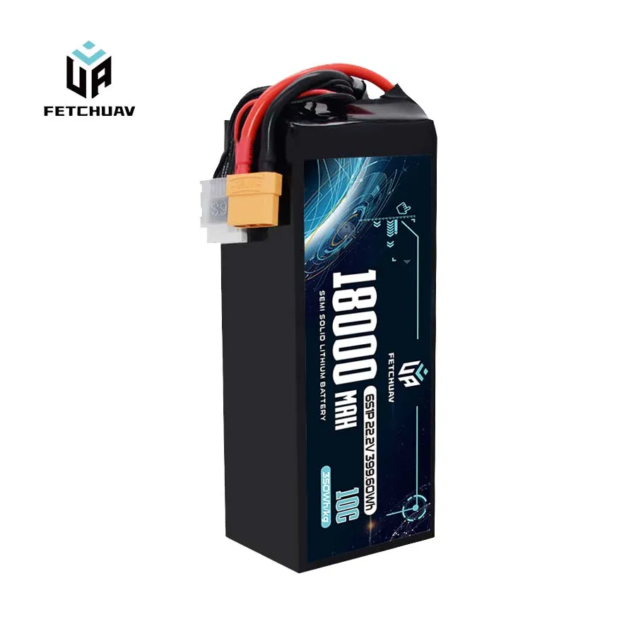 FetchUAV 18000mAh 10C 6S Semi Solid Battery