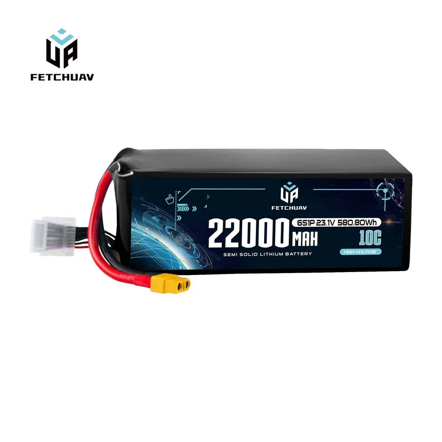 FetchUAV 22000mAh 10C 6S HV Semi Solid Battery