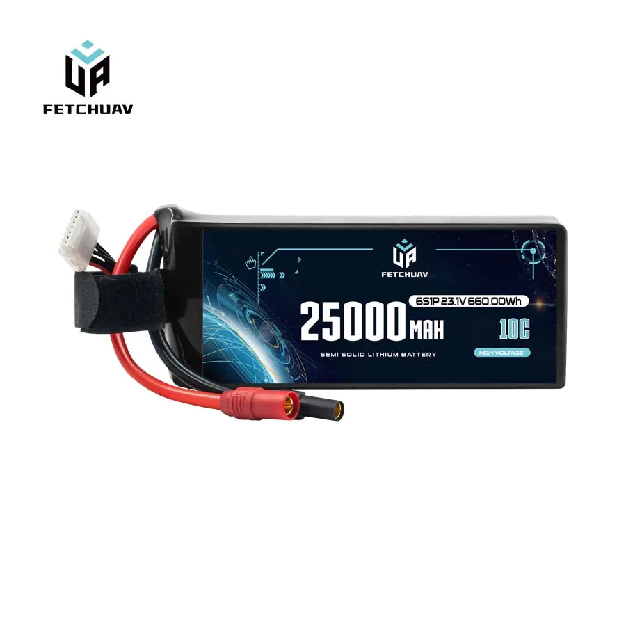 FetchUAV 25000mAh 10C 6S HV Semi Solid Battery