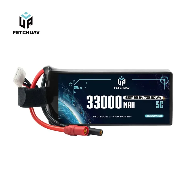 FetchUAV 33000mAh 5C 6S Semi Solid Battery