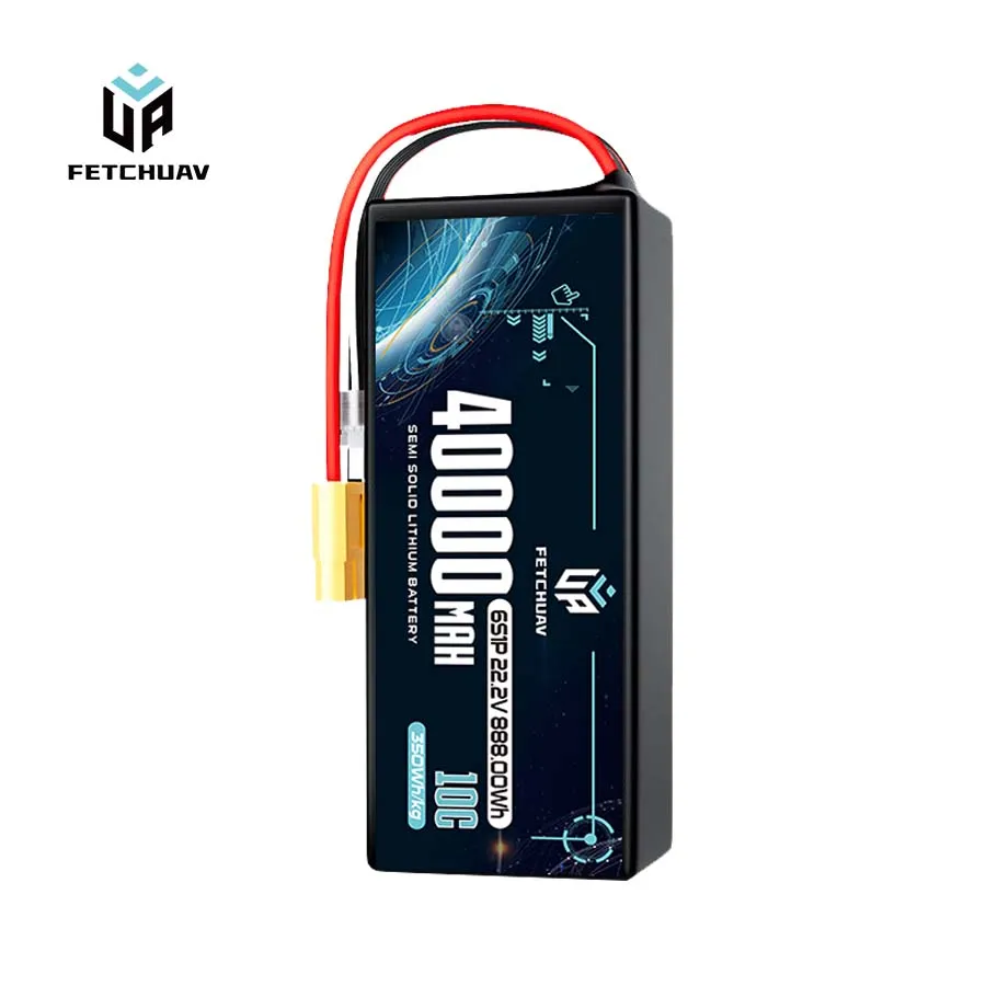 FetchUAV 40000mAh 10C 6S Semi Solid Battery