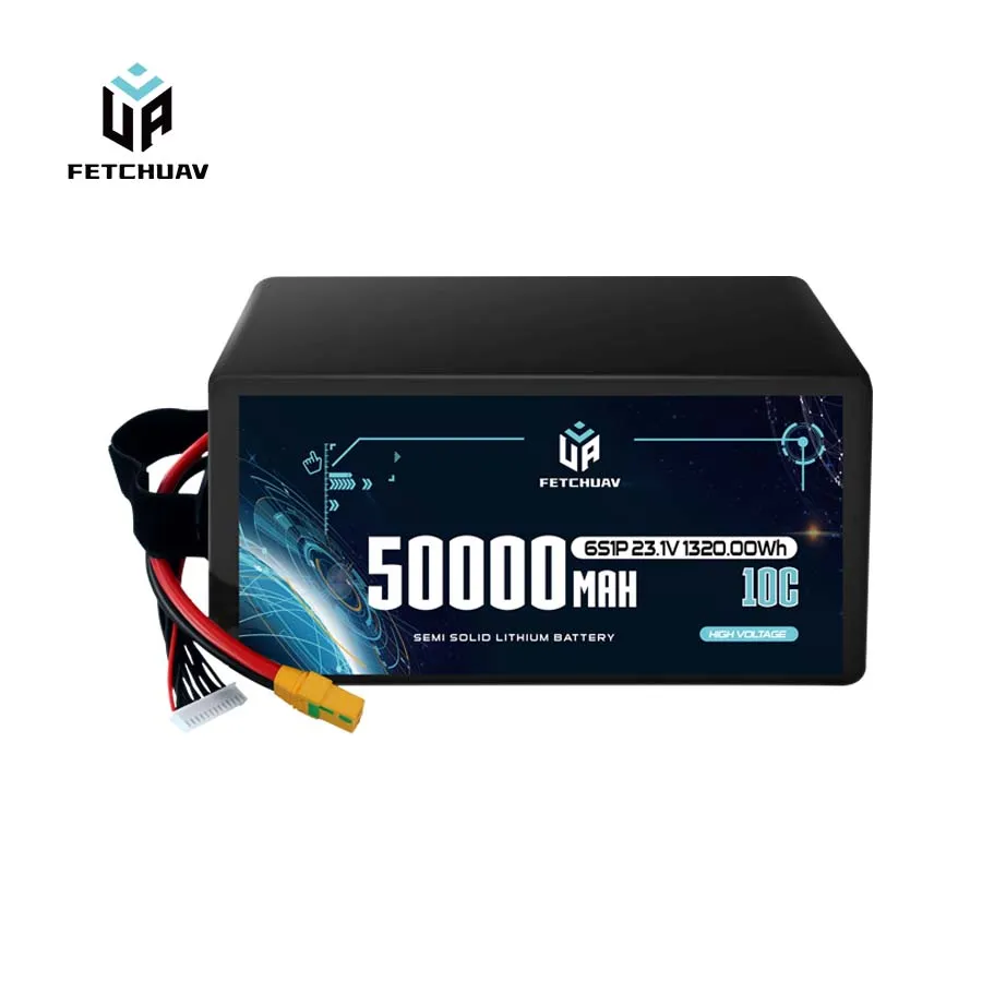 FetchUAV 50000mAh 10C 6S HV Semi Solid Battery
