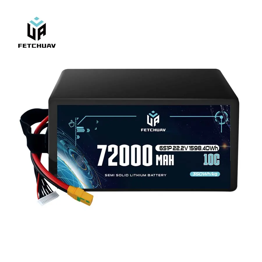 FetchUAV 72000mAh 10C 6S Semi Solid Battery