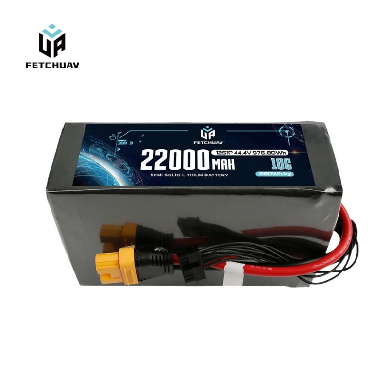 FetchUAV 22000mAh 10C 12S Semi Solid Battery
