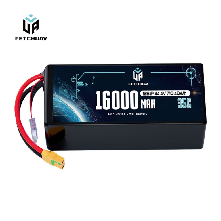 High capacity 16000mAh 35C 12s long flight FPV lipo battery