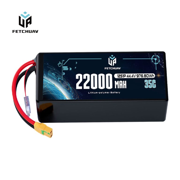 High capacity 22000mAh 35C 12s long flight FPV lipo battery
