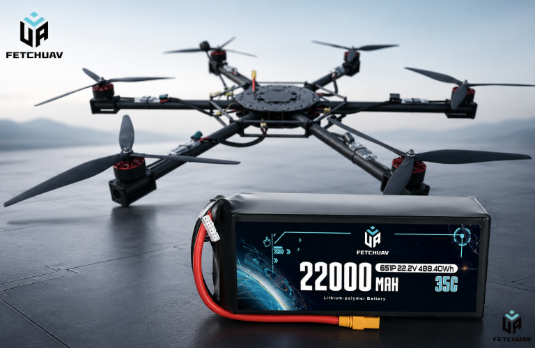 22.2V LiPo battery for industrial UAV and heavy lift drone